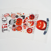 DTF direct pour filmer le textile conception en gros personnalisée autocollants de presse à chaud transfert autocollants d'impression de transfert de chaleur sur le tissu de t-shirt