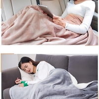 Plaid multifonctionnel écologique et doux pour la peau, avec fermeture à boutons, en flanelle matelassée et polaire Sherpa, motif personnage, pour femme