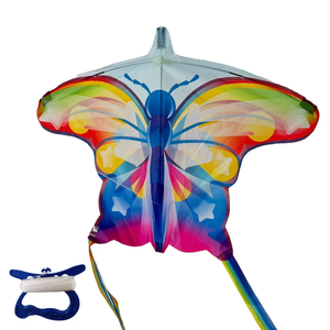 Прочные воздушные змеи с дельта-бабочкой для детей на открытом воздухе Мультяшные воздушные змеи с одним ключом открываются воздушные змеи без сборки, надежные для полета - Product Image 3