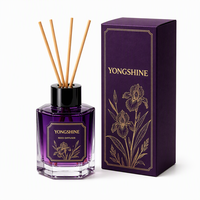 Flacon diffuseur en verre vide de 50 ml avec col à vis pour emballage de diffuseur à bâtonnets