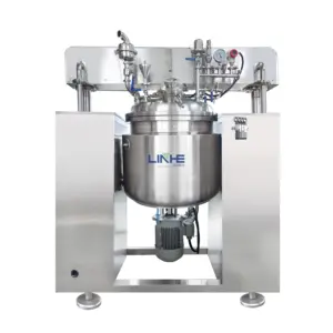 Máquina de mistura homogeneizadora de maionese com certificação CE, máquina de mistura emulsificante a vácuo, creme de xarope de ketchup