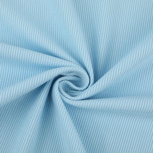 Tissu côtelé en polyester 3x3, tricotage côtelé, structure durable et stable, matériau de qualité supérieure pour la confection de vêtements - Product Image 5