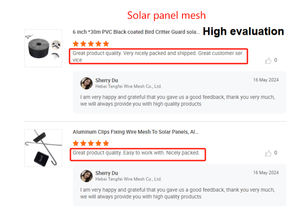 Nhôm năng lượng mặt trời bảng điều khiển loại trừ sóc bảo vệ lưới Clip chim bồ câu bảo vệ lưới chân bảng điều khiển năng lượng mặt trời chim răn đe J móc - Product Image 6