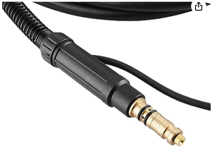 Antorcha de Soldadura <span class=keywords><strong>Lincoln</strong></span> <span class=keywords><strong>Mig</strong></span> de 400 Amperios, Cuello de Cisne, Refrigeración por Aire, 10 Pies, Repuesto para Magnum 100L (K530-6), Compatible con 0.024-0.031 Pulgadas, 80% de Uso - Product Image 4