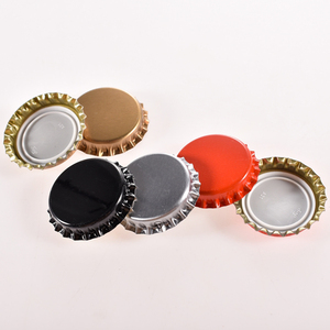 Offre Spéciale 29mm <span class=keywords><strong>Champagne</strong></span> Verre <span class=keywords><strong>Bouteille</strong></span> Couronne Cap Noir Couleur <span class=keywords><strong>Bouchon</strong></span> Personnalisé pour <span class=keywords><strong>Champagne</strong></span> Vin Joint Couverture - Product Image 1