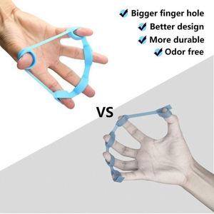 Finger Strength Trainer Silicone Finger Trainer, Multi-Functional Hand Exerciser for Finger <b>Stretching</b> & Recovery - Product Image 4