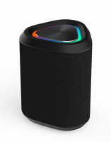 Mini haut-parleur TWS sans fil, étanche IPX6, pour l'extérieur, avec lumière RGB colorée, portable, en tissu