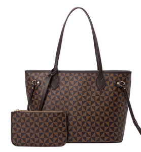 Sac à bandoulière avec poignée supérieure, portefeuille de créateur pour femme, sac à bandoulière avec petit portefeuille, ensemble de 2 sacs fourre-tout - Product Image 4