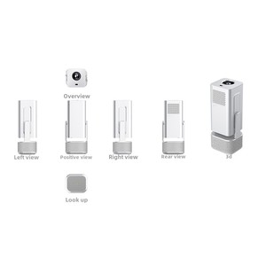 C360 1080P 2025 nuova Smart Home Android 13 proiettore portatile nativo 1080P 300 lumen lampada luminosa LED con per HDMI ARC Connectiv - Product Image 3