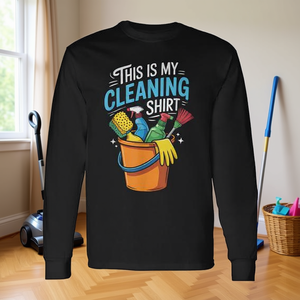 Esta es mi camiseta de limpieza de manga larga para tareas de limpieza del hogar. - Product Image 3