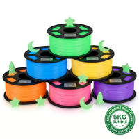 Filament PLA écologique 1,75 mm 1 kg, filament plastique pour imprimante 3D, filament PLA soyeux pour impressions brillantes