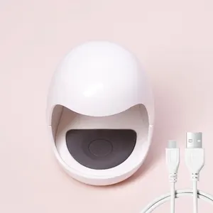 3w Egg Led Nail Lamp Petite lampe à ongles à main rechargeable à doigt unique Lampe à séchage rapide pour la maison