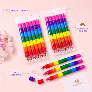 <span class=keywords><strong>ช</strong></span>ุดแท่ง<span class=keywords><strong>สี</strong></span>เทียนแบบซ้อนได้ 7 <span class=keywords><strong>สี</strong></span> ขนาด 15 ซม. ปลอดสา<span class=keywords><strong>ร</strong></span>พิษ เรียบเนียน พกพาสะดวก สำหรับเด็ก ใช้ในห้องเ<span class=keywords><strong>ร</strong></span>ียน งานศิลปะ งานปาร์ตี้ หรือเป็นของขวัญ - Product Image 2