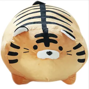 Super Soft Plush Printed Fat Round Tiger Toy Stuffed Tiger pattern Throw pillow Zebra stripes Pig Throw Pillow Bed Cushion