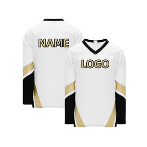 Jersey de Hockey sobre Hielo Sublimado con Logotipo Personalizado, Servicio OEM de Alta Calidad al por Mayor, Unisex, Antiarrugas, Transpirable, de Secado Rápido, de Poliéster - Product Image 4