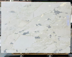 Mármol Blanco Goldtop Grand, Losas de Piedra Natural Impermeables y Pulimentadas, Encimeras, Cubiertas para Baños, Baldosas para Pisos, Mesas de Comedor, Hoteles - Product Image 2