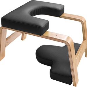 Tavola di equilibrio in legno intagliata per yoga e allenamento di equilibrio, con incisione 'Handstand Trainer', per pratica di forza - Product Image 2