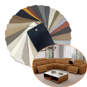 Papel de Poliéster Suave al por Mayor de Fábrica, Cuero Sintético, <span class=keywords><strong>Tela</strong></span> de Cuero PU <span class=keywords><strong>para</strong></span> Tapicería de <span class=keywords><strong>Muebles</strong></span>, Sofás y Sillas - Product Image 2