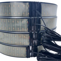Lumina 10 Row LED Wheel Ring Lights Pure White 9920 LEDs 15" 17" 20" Universal Aluminum Rim Pod Light for Trucks Pickups 12V