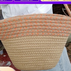Cross-border new <b>bags</b>, spring and summer princess coin purse, handmade woven children's straw <b>bag</b>, mini mobile phone <b>bag</b>, - Product Image 5