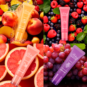 Bálsamo de mantequilla labial <span class=keywords><strong>con</strong></span> vitamina C vegana de alta calidad para logotipo orgánico personalizado, brillo hidratante, Etiqueta Privada, proveedor de brillo labial - Product Image 3