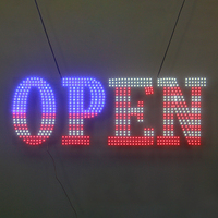 Enseigne commerciale personnalisée, enseigne néon intérieure ouverte, enseigne lumineuse LED pour influenceur, logo en aluminium rétroéclairé, enseignes LED pour magasin commercial