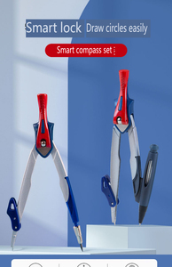Ensemble de <span class=keywords><strong>compas</strong></span> pour étudiants MAPED avec <span class=keywords><strong>levier</strong></span> de verrouillage intelligent en métal, porte-mine mécanique, 5 pièces/ensemble - Product Image 4