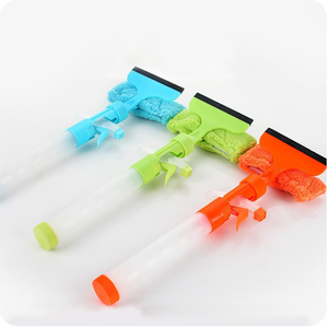 Spray detergente per <span class=keywords><strong>vetri</strong></span> in microfibra con raschietto, strumento per la pulizia delle finestre, manico in PP, logo personalizzato, confezione in scatola colorata. - Product Image 4