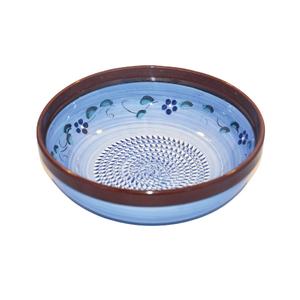 Râpe à <span class=keywords><strong>fromage</strong></span> espagnole en céramique bleue <span class=keywords><strong>lavande</strong></span>, bol râpeur en porcelaine - Product Image 1