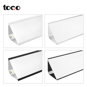 Nhôm <span class=keywords><strong>Led</strong></span> hồ sơ ánh sáng Anodized bề mặt với sáng Top góc dòng đèn cho miễn phí Rãnh cài đặt trong trần phòng khách - Product Image 2