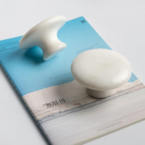 बड़े हरे जेड मशरूम पत्थर मालिश उपकरण 9 सेमी प्राकृतिक जुमा ने चेहरे शरीर विरोधी झुर्रियों वाले गर्म/ठंडे चिकित्सा थोक - Product Image 5