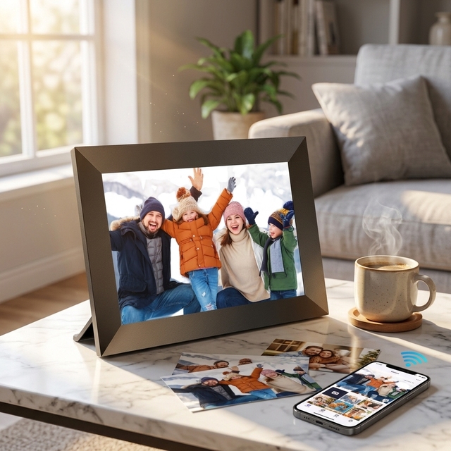 Wholesale 22 Inch WiFi Smart E-Ink Digital Photo Frame with MP4/MP3 Support USB Touch Screen Plastic Frame