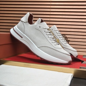 Chaussures de marche en cuir pour hommes, dernière collection, marque <span class=keywords><strong>italienne</strong></span> de créateurs, style sport, style <span class=keywords><strong>basket</strong></span>-ball tendance, dessus souple, antidérapantes - Product Image 3
