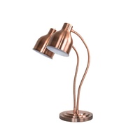 2 têtes 500W Hotel Restaurant lampe chauffante pour aliments ampoule chauffante autoportante lampe chauffante table Lanterne buffet chauffe-aliments