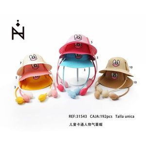 Cappello a secchiello con airbag a forma di personaggio dei cartoni animati per bambini, taglia unica. - Product Image 1