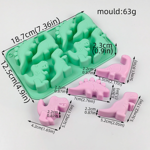 9 diferentes moldes de silicona en forma de flor de grado alimenticio para DIY jabón hecho a mano Chocolate Candy Jelly Crafting Crafts Product - Product Image 4