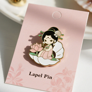 Cartoon Fairy Metal Pin Gold-Plated Hard Enamel Zinc Alloy Art Collectible Decorative Pin - Product Image 4