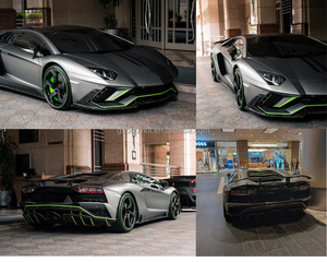 ชุดบอดี้คาร์บอนไฟเบอร์สไตล์ MSY สำหรับ lambLamborghini กระโปรงด้านข้างกันชนหลังสปอยเลอร์ด้านหลัง - Product Image 4