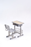 Ensemble bureau et chaise pour étudiants réglables en hauteur, personnalisables, mobilier scolaire ergonomique pour salle de classe, salle de formation et crèche, OEM