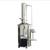 Distillateur d'eau électrique en acier inoxydable, appareil de distillation d'eau pure pour laboratoire, boîtier en acier inoxydable