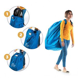 BSCI Factory Heavy Duty Gate Check <b>Drawstring</b> <b>Backpack</b> Bag Stroller Travel Bag Airplane Car Seat Travel Bag - Product Image 4