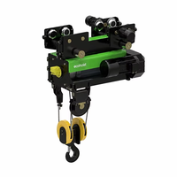 Palans électriques européens à poutre simple NOVOCRANE ECO5 10T, pour poutres étroites et larges, palans à câble industriels robustes