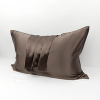 Taie d'oreiller 100% soie de mûrier pure, certifiée Oeko-Tex