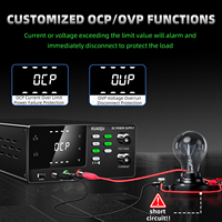 KUAIQU R-SPS4001SR 400W Réglable DC Haute Alimentation 400V 1A avec Encodeur Précision Bouton OCP/OVP Mémoire pour Laboratoire R & D