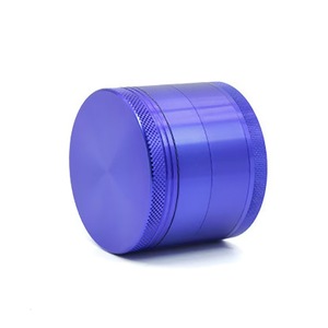 乾燥ハーブグラインダー4層カスタマイズ可能なフラットアルミ合金研削タバコとコーヒー豆 - Product Image 2