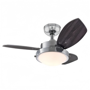 Ventilador de Techo Inteligente Moderno de 3 Aspas con Luz, Control Remoto de 6 Velocidades, LED de Luz Diurna de 6000K, Motor DC Silencioso, Diseño de Perfil Bajo Regulable - Product Image 1