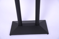 Socle de table en fonte noire pour tables de salle à manger, cafés et restaurants