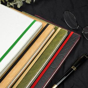 Cahier de journal intime minimaliste, texture spéciale en PU, A5, pour journal intime professionnel - Product Image 3