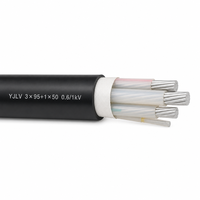 Câble d'alimentation basse tension WDZ-YJLV 0.6/1KV, aluminium XLPE PVC, non armé, pour la construction civile en vrac