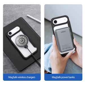 Funda para teléfono con ranura para tarjetas, compatible con iPhone 17 Air, funda con tapa abatible magnética transparente, todo incluido - Product Image 5